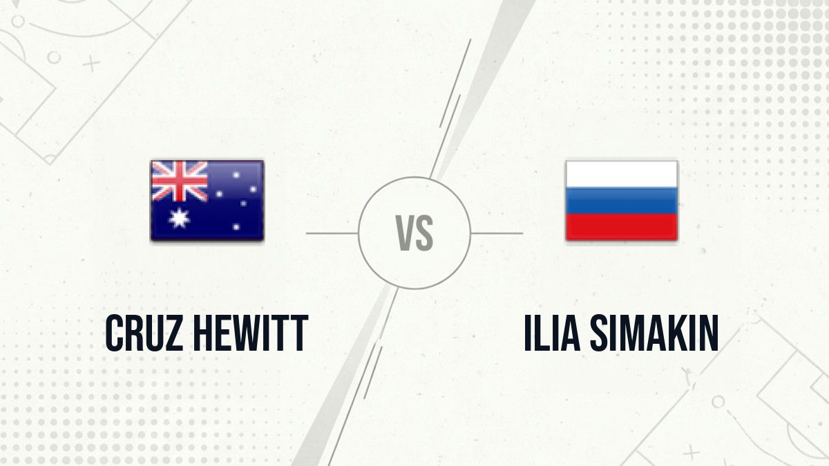 Pronostic Cruz Hewitt Ilia Simakin