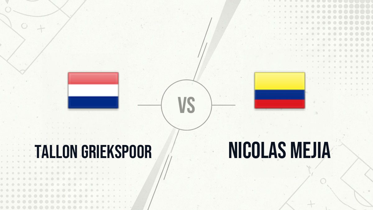 Pronostic Tallon Griekspoor Nicolas Mejia