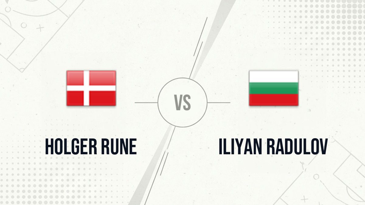 Pronostic Holger Rune Iliyan Radulov