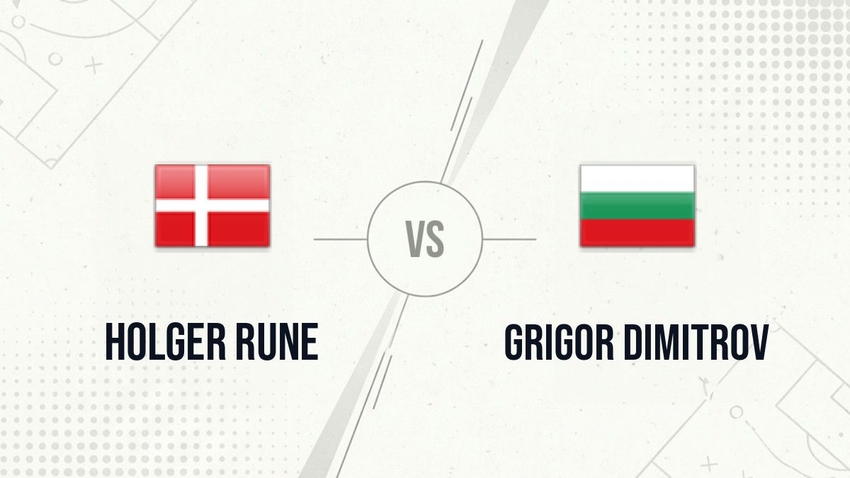 Pronostic Holger Rune Grigor Dimitrov