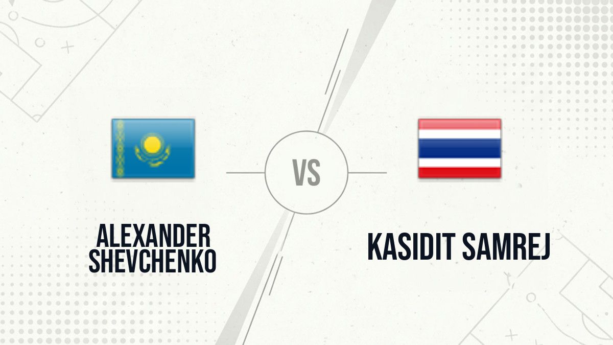 Pronostic Alexander Shevchenko Kasidit Samrej