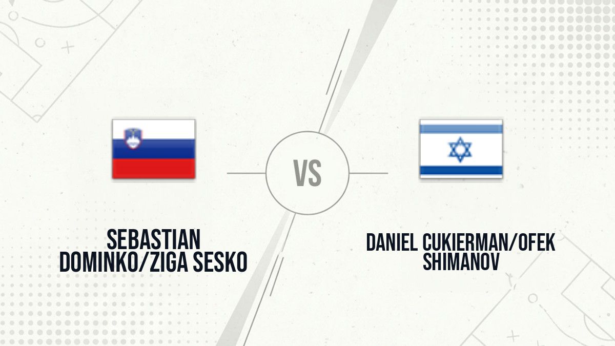 Pronostic Sebastian Dominko/Ziga Sesko Daniel Cukierman/Ofek Shimanov