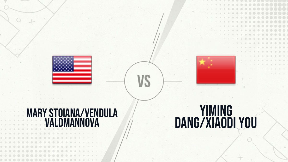 Pronostic Mary Stoiana/Vendula Valdmannova Yiming Dang/Xiaodi You