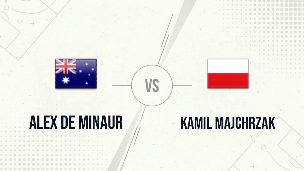 Pronostic Alex de Minaur Kamil Majchrzak