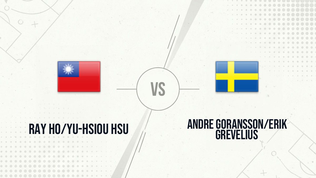 Pronostic Ray Ho/Yu-Hsiou Hsu Andre Goransson/Erik Grevelius
