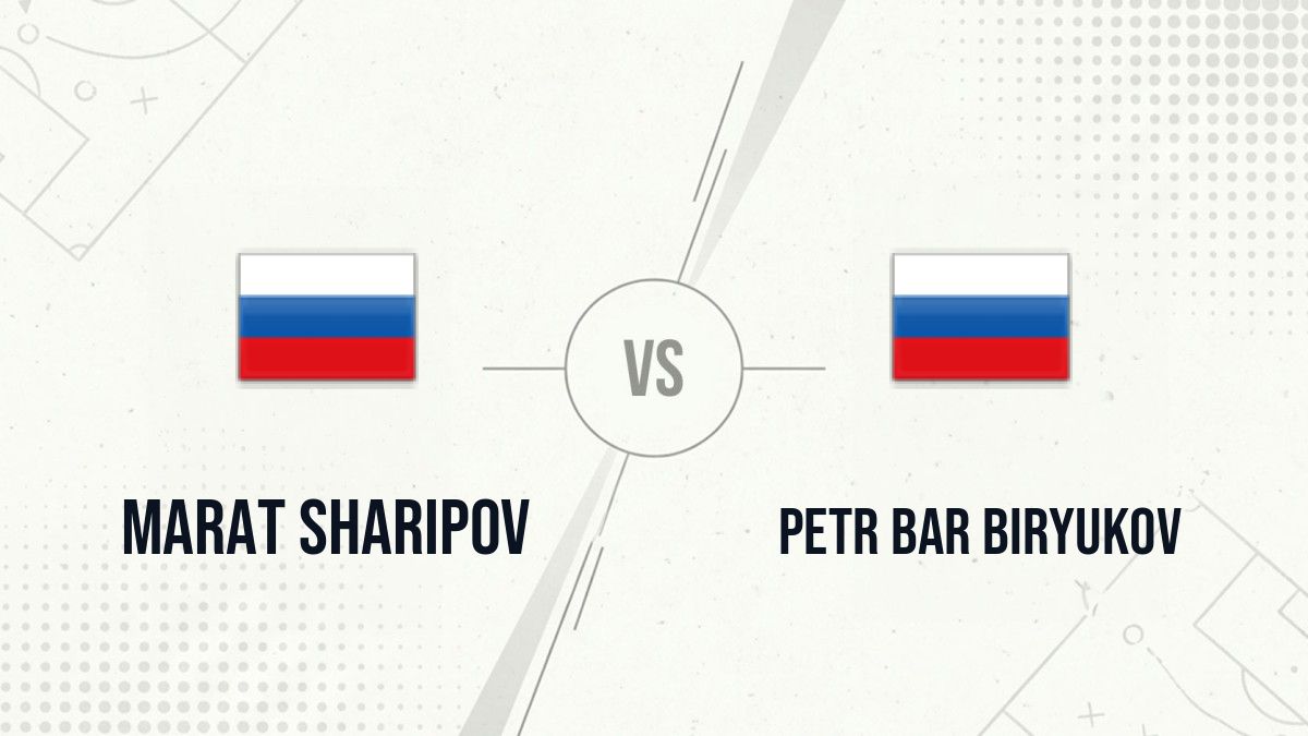 Pronostic Marat Sharipov Petr Bar Biryukov