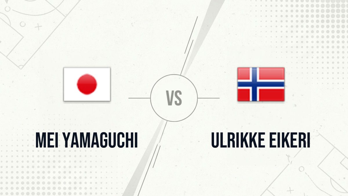 Pronostic Mei Yamaguchi Ulrikke Eikeri
