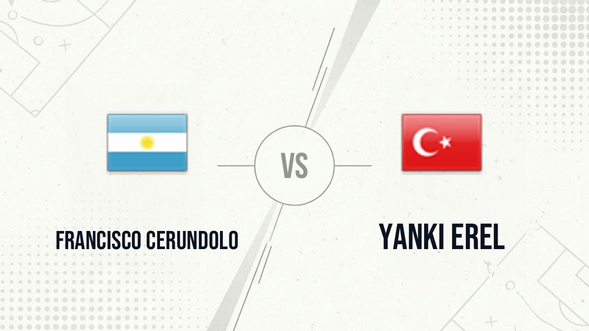 Pronostic Francisco Cerundolo Yanki Erel