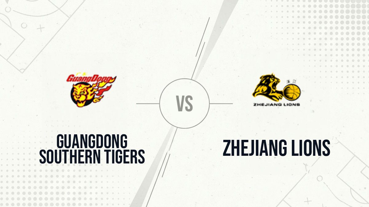 Pronostic Guangdong Southern Tigers Zhejiang Lions