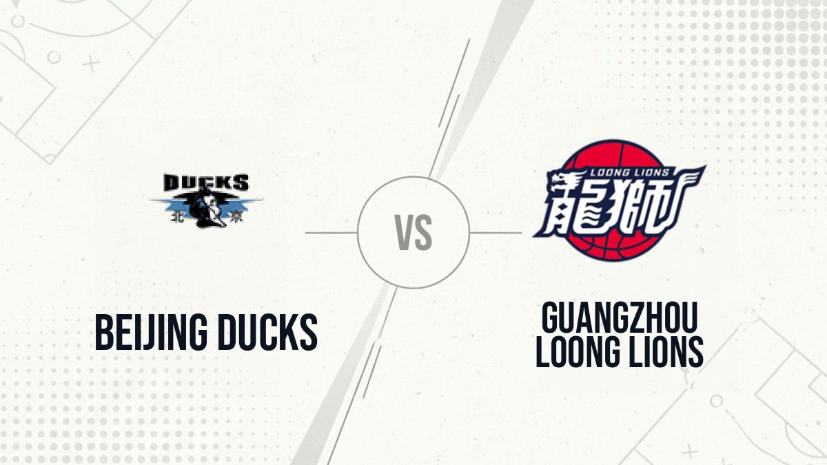 Pronostic Beijing Ducks Guangzhou Loong Lions