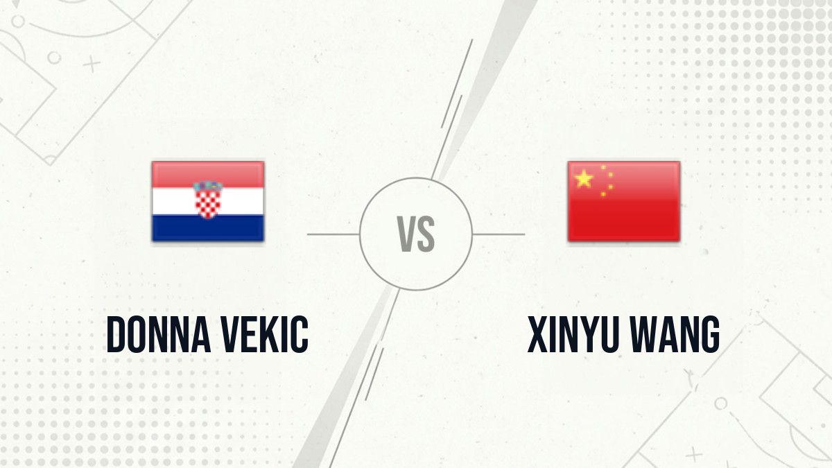 Pronostic Donna Vekic Xinyu Wang