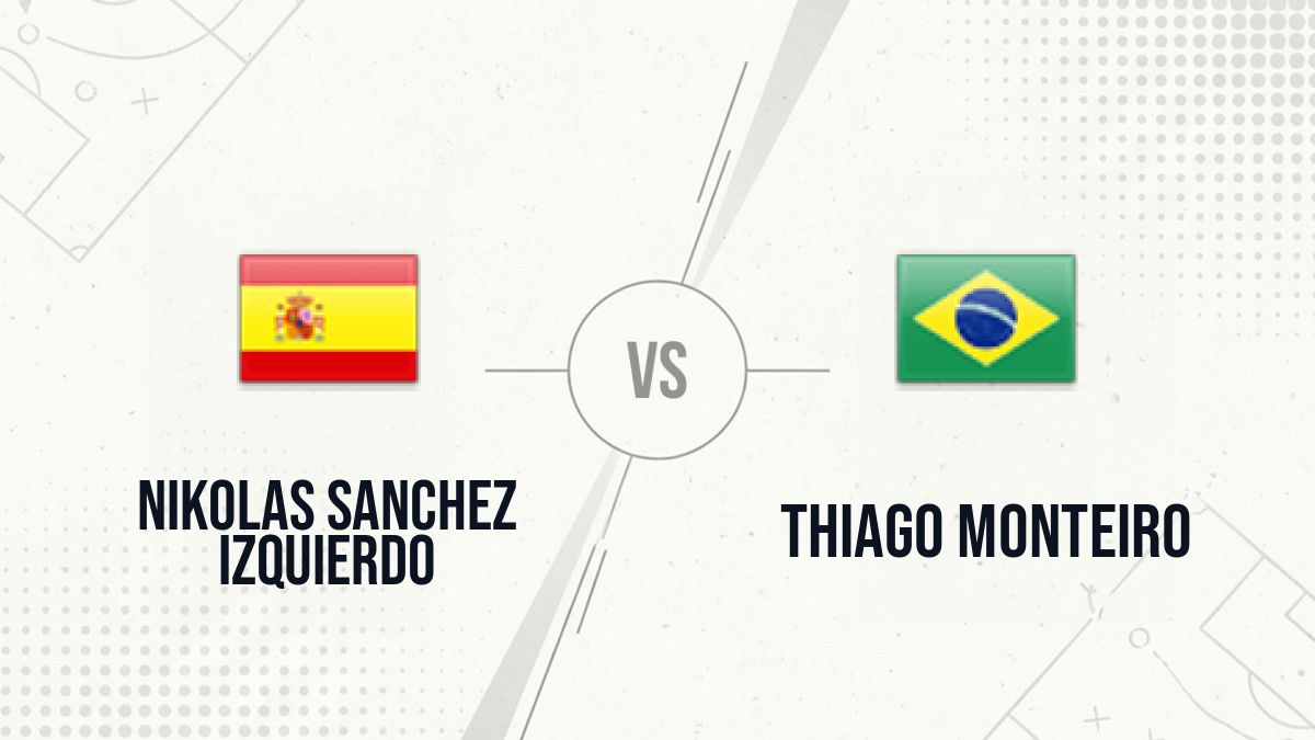 Pronostic Nikolas Sanchez Izquierdo Thiago Monteiro