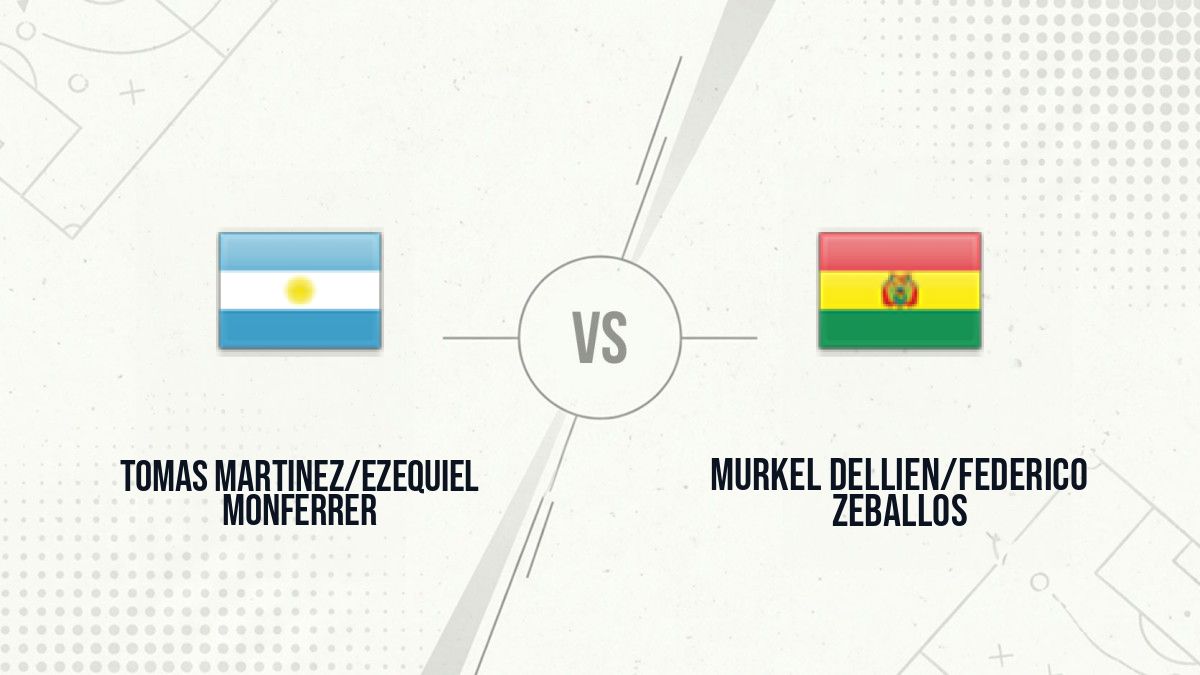 Pronostic Tomas Martinez/Ezequiel Monferrer Murkel Dellien/Federico Zeballos