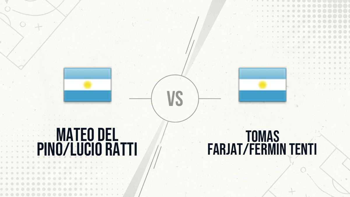 Pronostic Mateo Del Pino/Lucio Ratti Tomas Farjat/Fermin Tenti