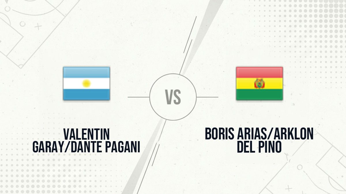 Pronostic Valentin Garay/Dante Pagani Boris Arias/Arklon Del Pino