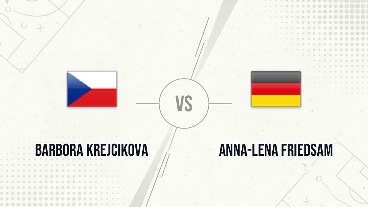Pronostic Barbora Krejcikova Anna-Lena Friedsam