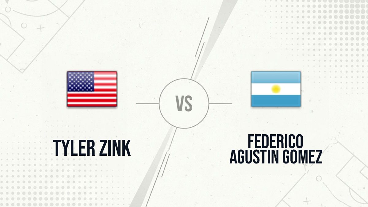 Pronostic Tyler Zink Federico Agustin Gomez