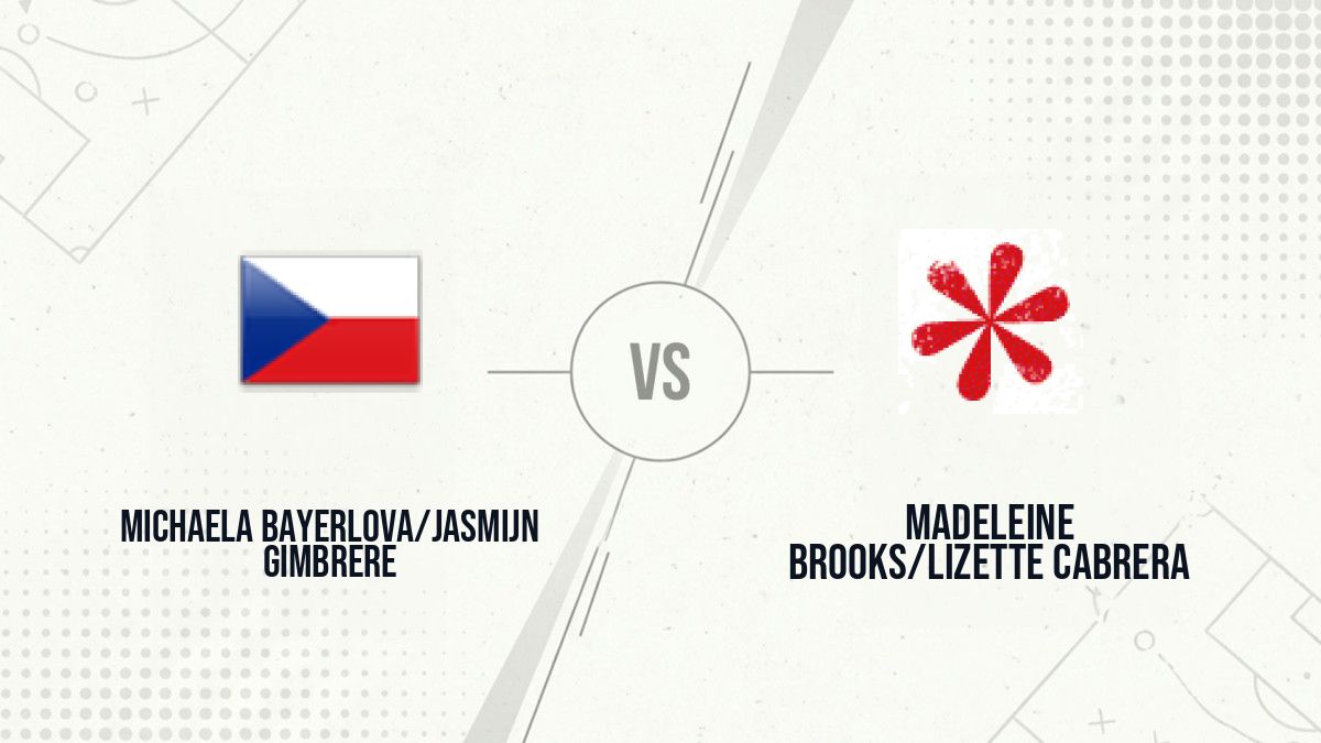 Pronostic Michaela Bayerlova/Jasmijn Gimbrere Madeleine Brooks/Lizette Cabrera