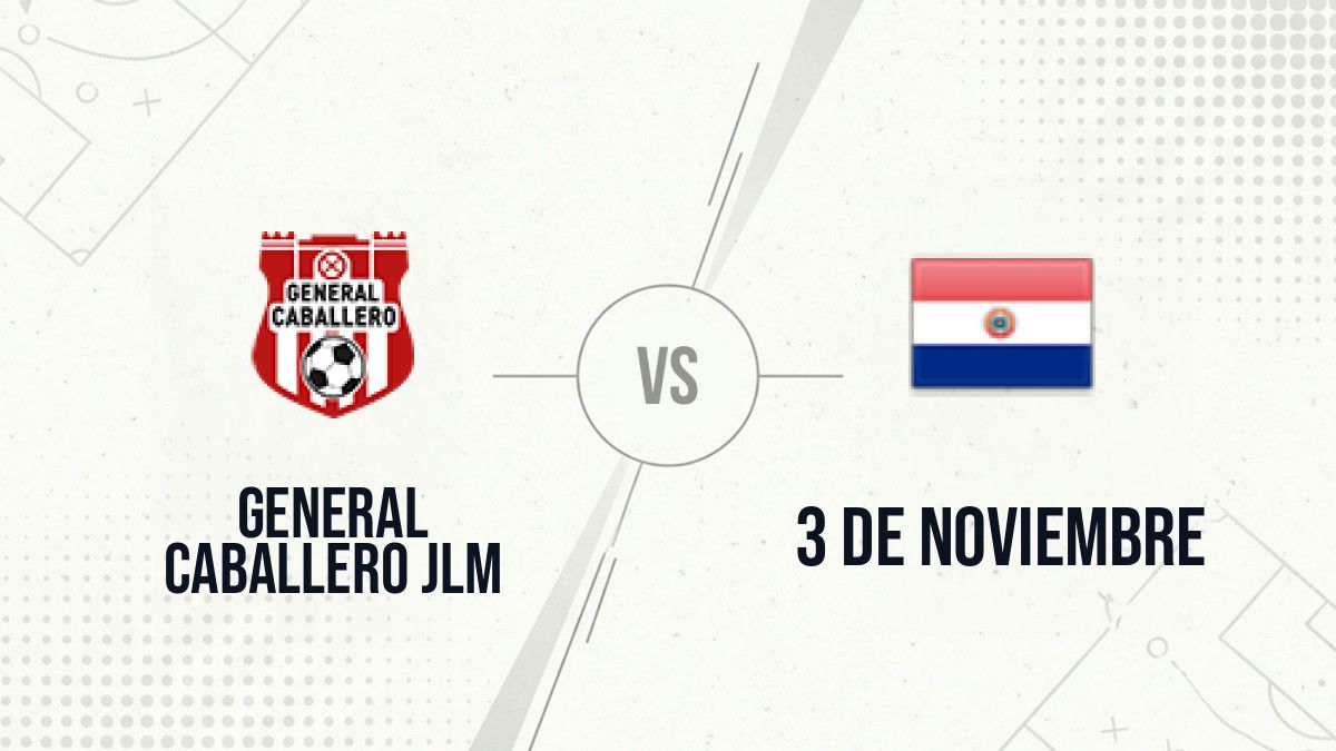 Pronostic General Caballero JLM 3 de Noviembre