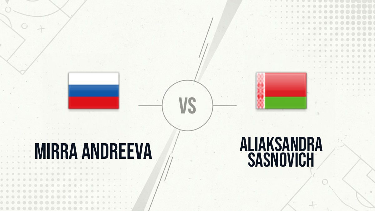 Pronostic Mirra Andreeva Aliaksandra Sasnovich
