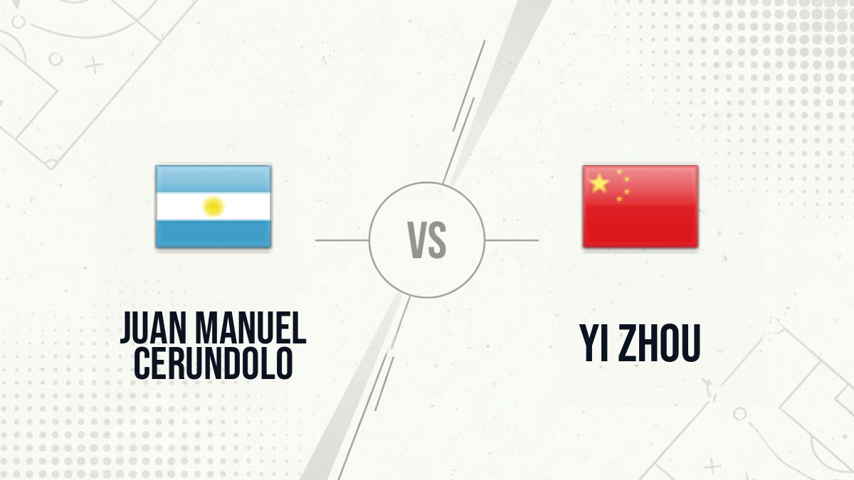 Pronostic Juan Manuel Cerundolo Yi Zhou