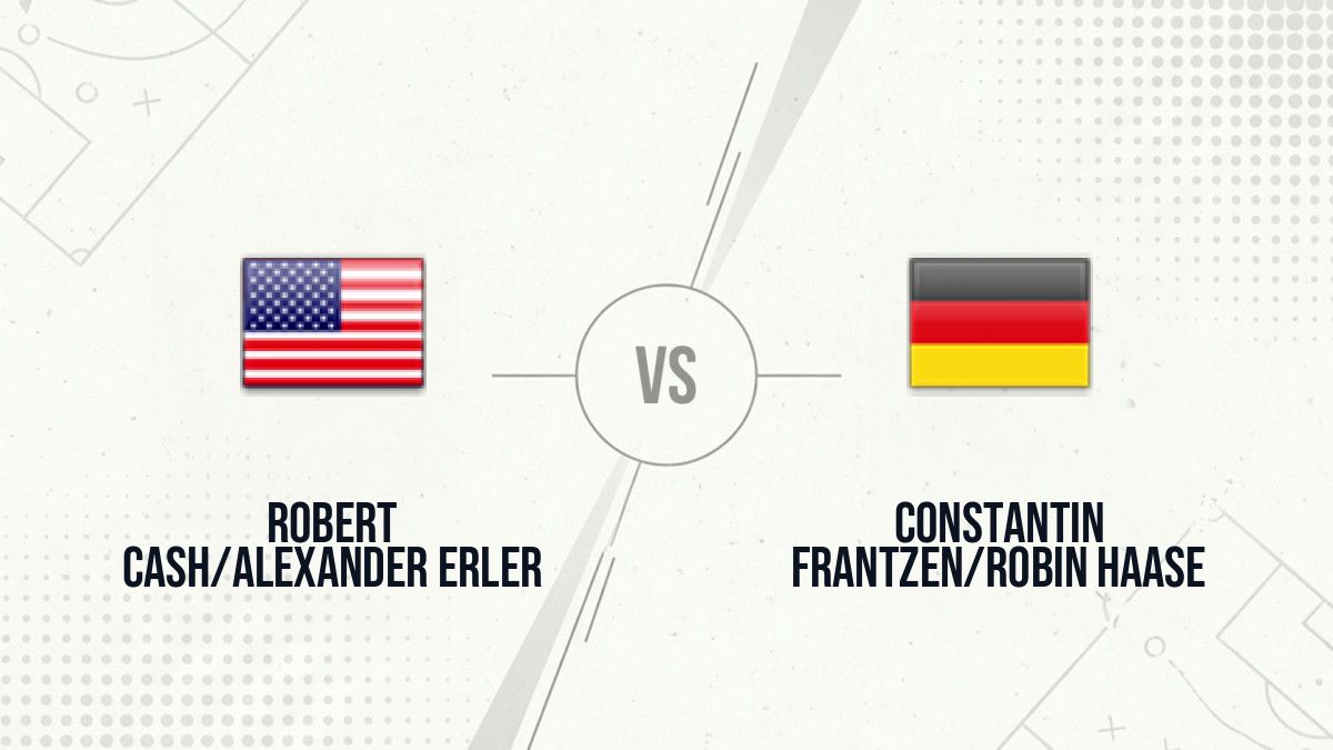 Pronostic Robert Cash/Alexander Erler Constantin Frantzen/Robin Haase