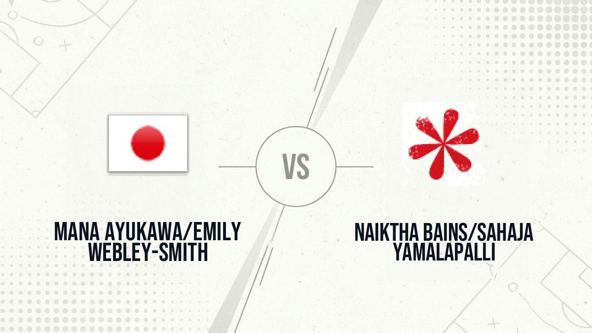 Pronostic Mana Ayukawa/Emily Webley-Smith Naiktha Bains/Sahaja Yamalapalli