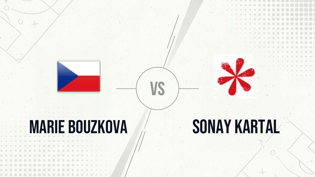 Pronostic Marie Bouzkova Sonay Kartal
