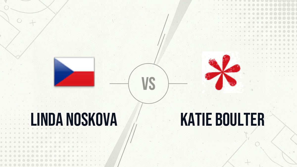 Pronostic Linda Noskova Katie Boulter