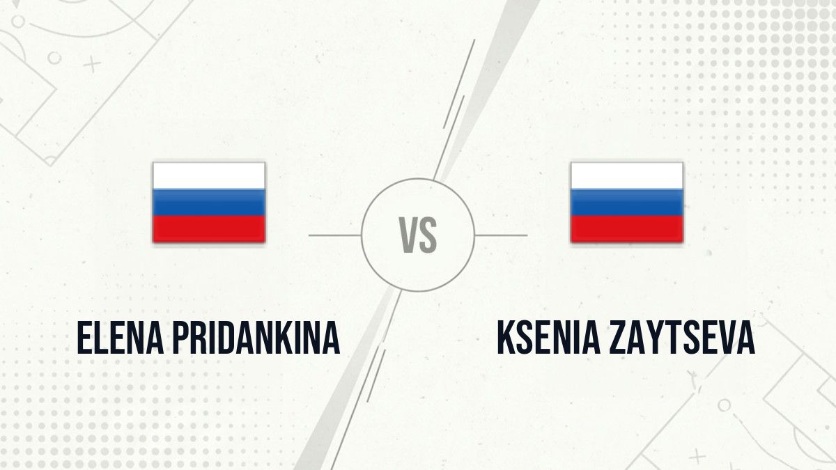 Pronostic Elena Pridankina Ksenia Zaytseva
