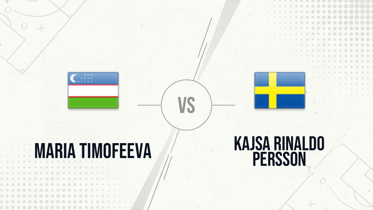 Pronostic Maria Timofeeva Kajsa Rinaldo Persson