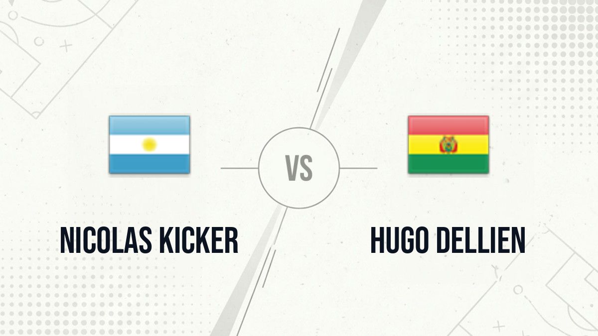 Pronostic Nicolas Kicker Hugo Dellien