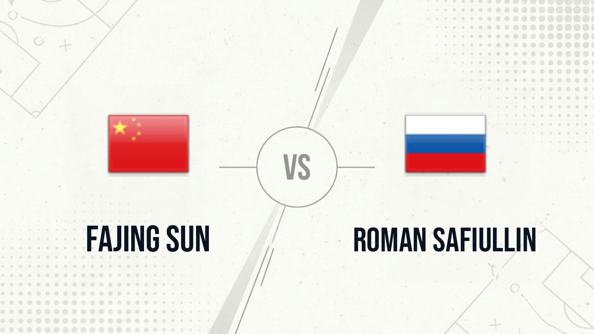 Pronostic Fajing Sun Roman Safiullin