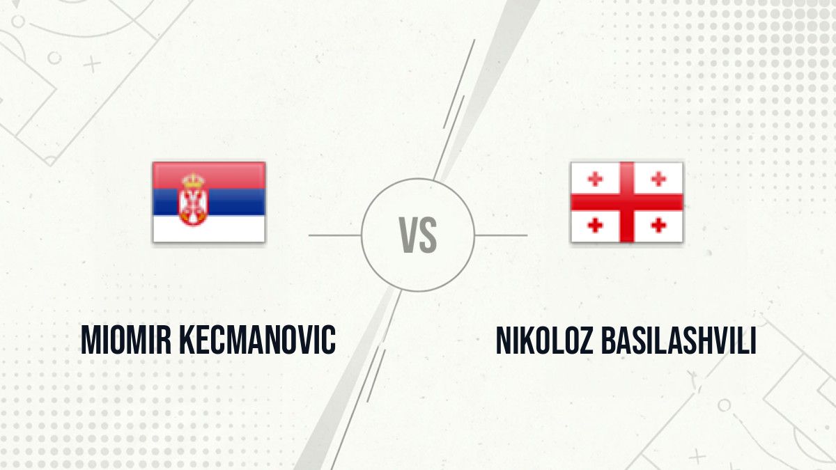 Pronostic Miomir Kecmanovic Nikoloz Basilashvili