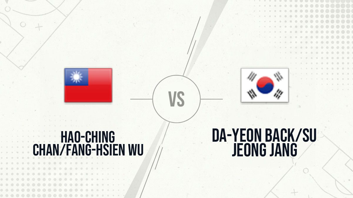 Pronostic Hao-Ching Chan/Fang-Hsien Wu Da-Yeon Back/Su Jeong Jang