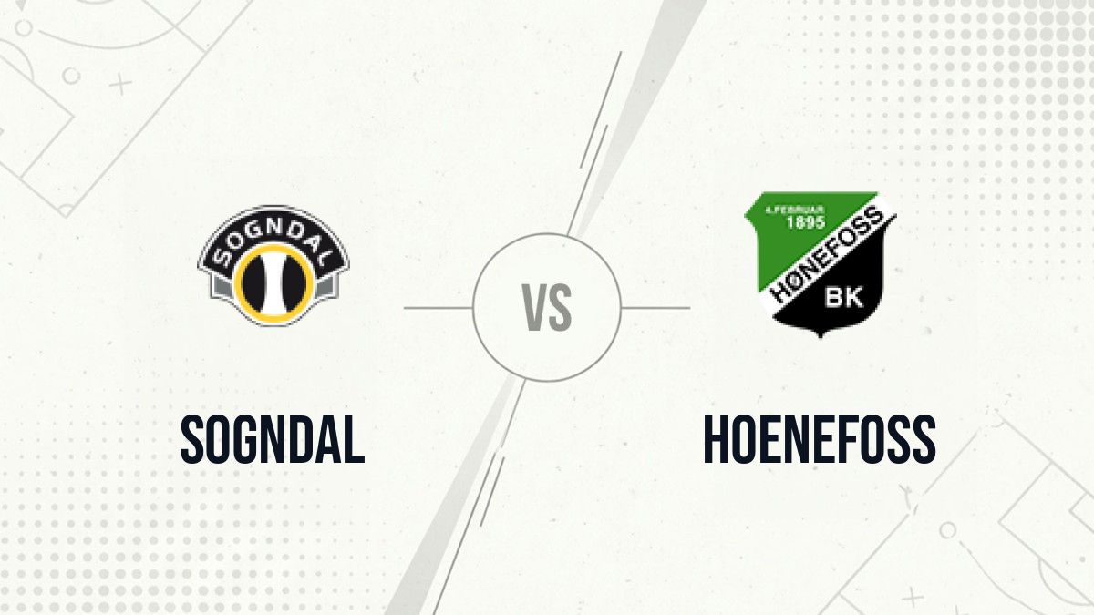 Pronostic Sogndal Hoenefoss