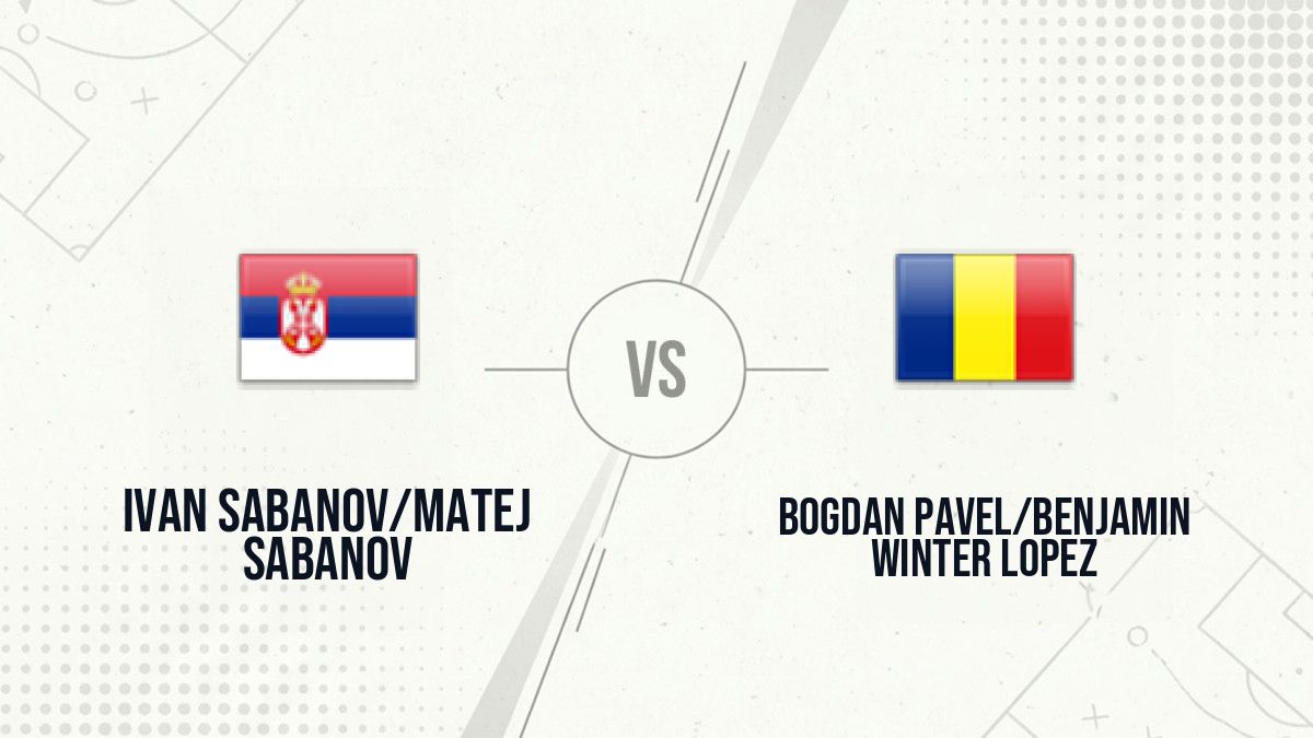 Pronostic Ivan Sabanov/Matej Sabanov Bogdan Pavel/Benjamin Winter Lopez