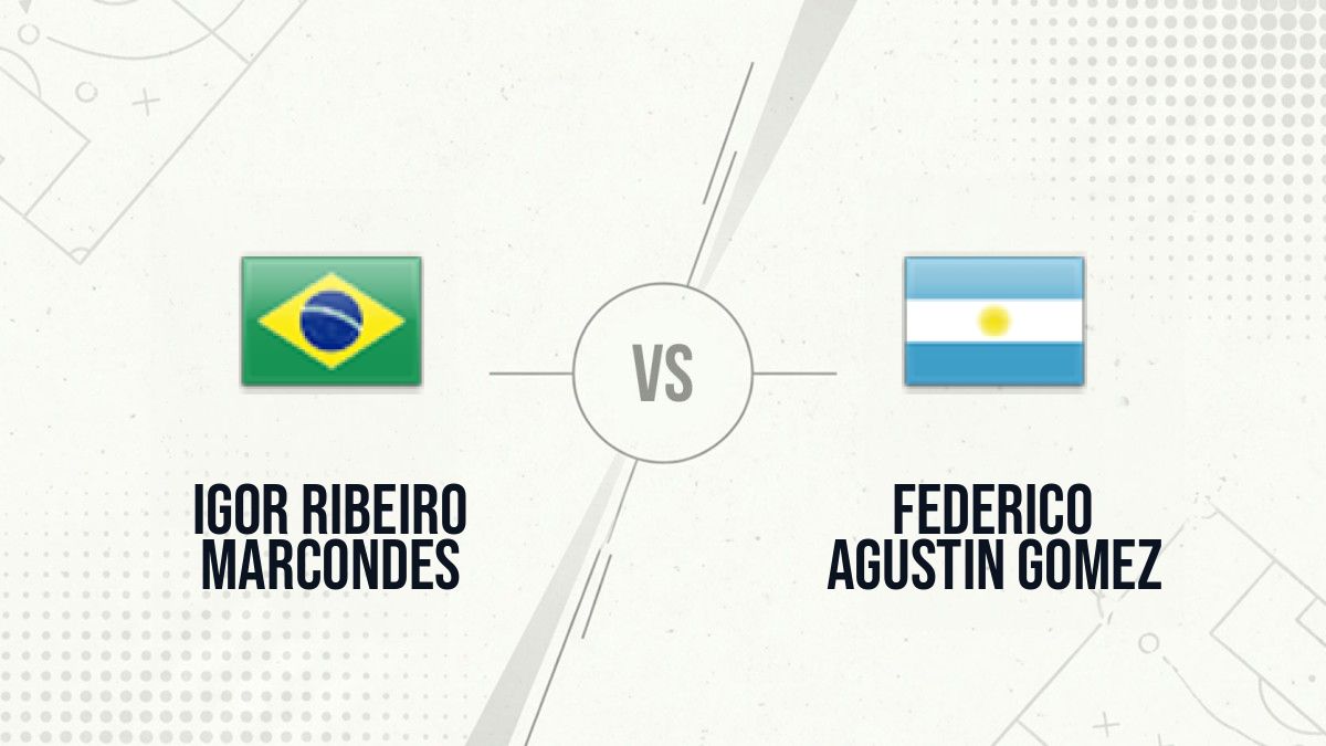 Pronostic Igor Ribeiro Marcondes Federico Agustin Gomez