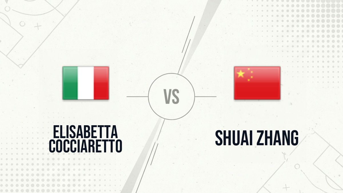 Pronostic Elisabetta Cocciaretto Shuai Zhang