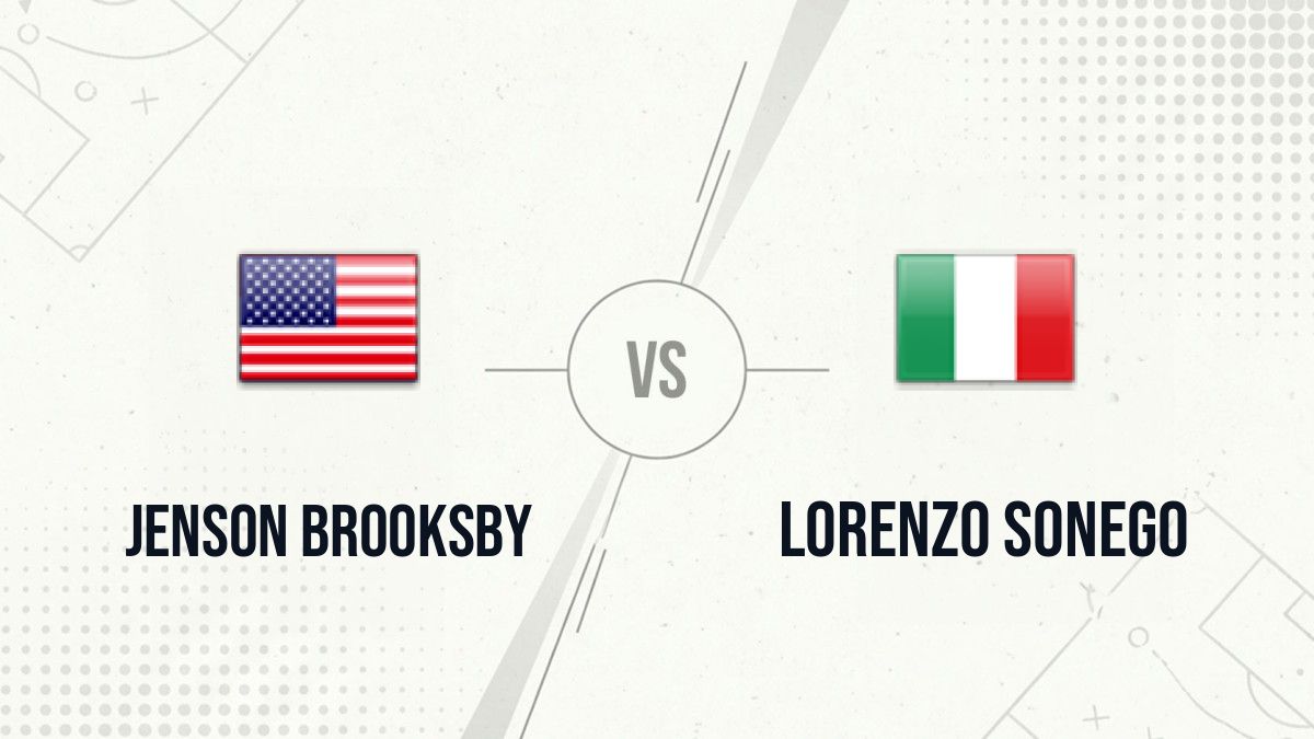 Pronostic Jenson Brooksby Lorenzo Sonego