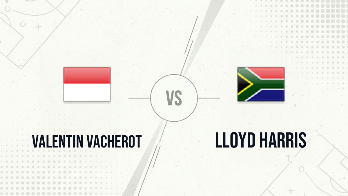 Pronostic Valentin Vacherot Lloyd Harris