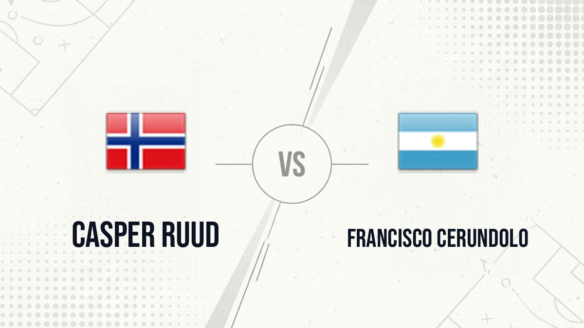 Pronostic Casper Ruud Francisco Cerundolo