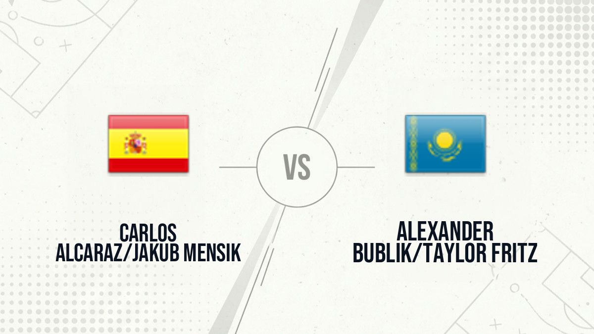 Pronostic Carlos Alcaraz/Jakub Mensik Alexander Bublik/Taylor Fritz