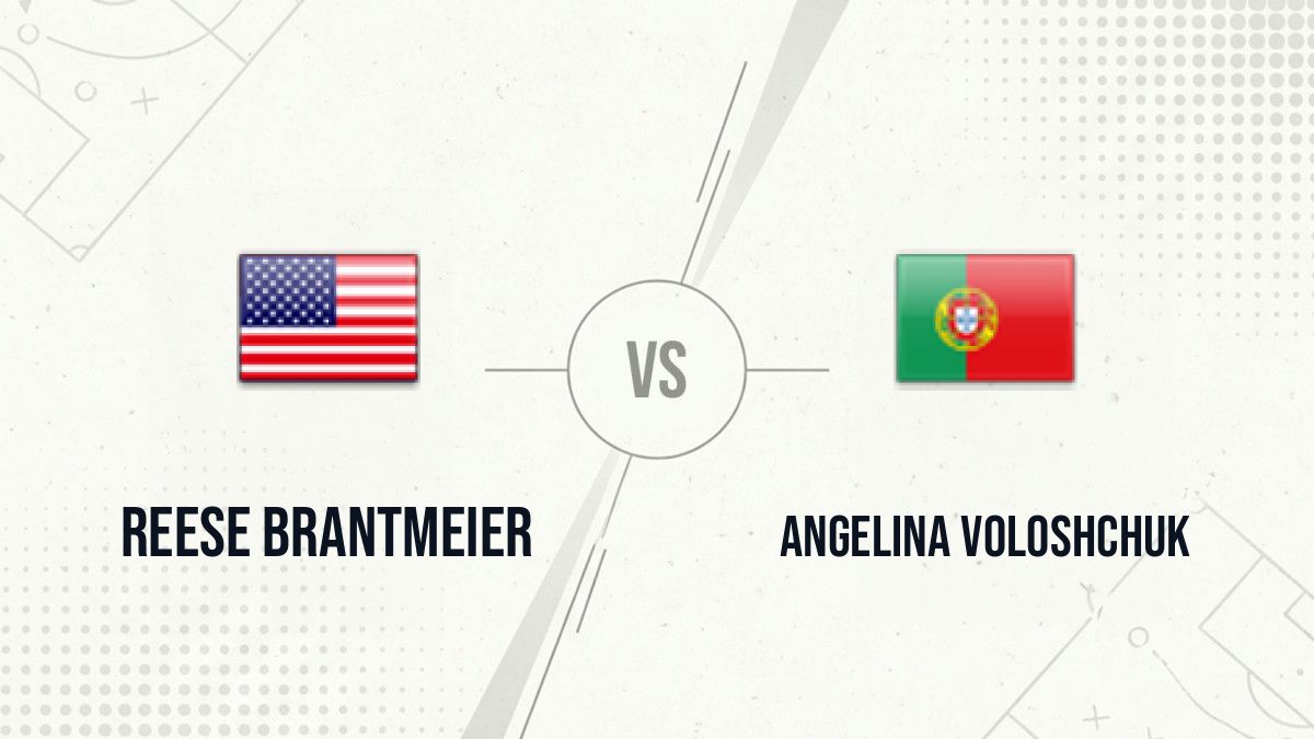 Pronostic Reese Brantmeier Angelina Voloshchuk