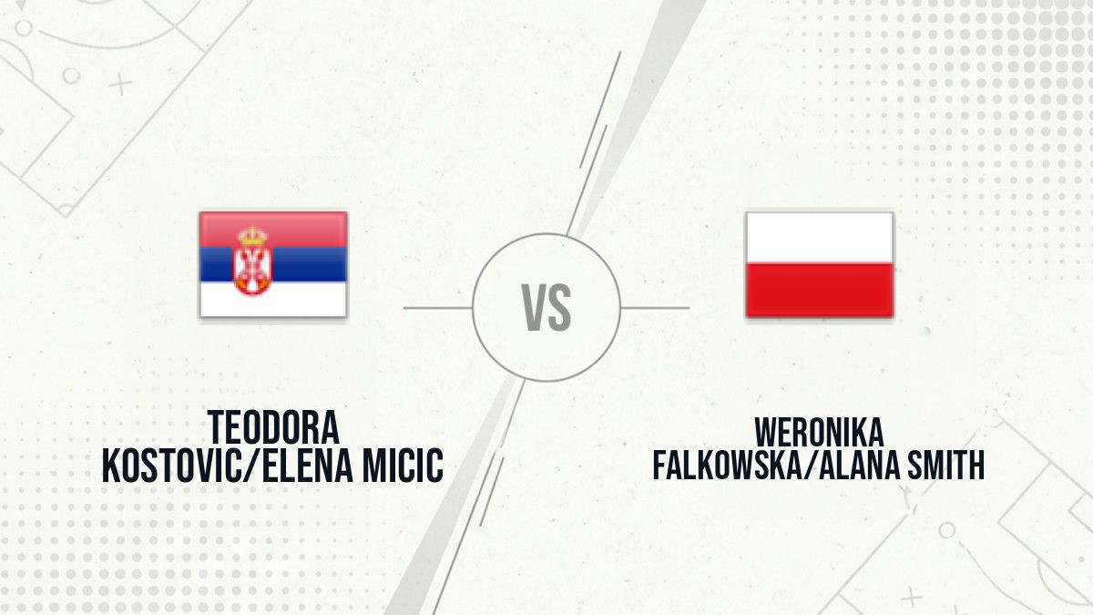 Pronostic Teodora Kostovic/Elena Micic Weronika Falkowska/Alana Smith