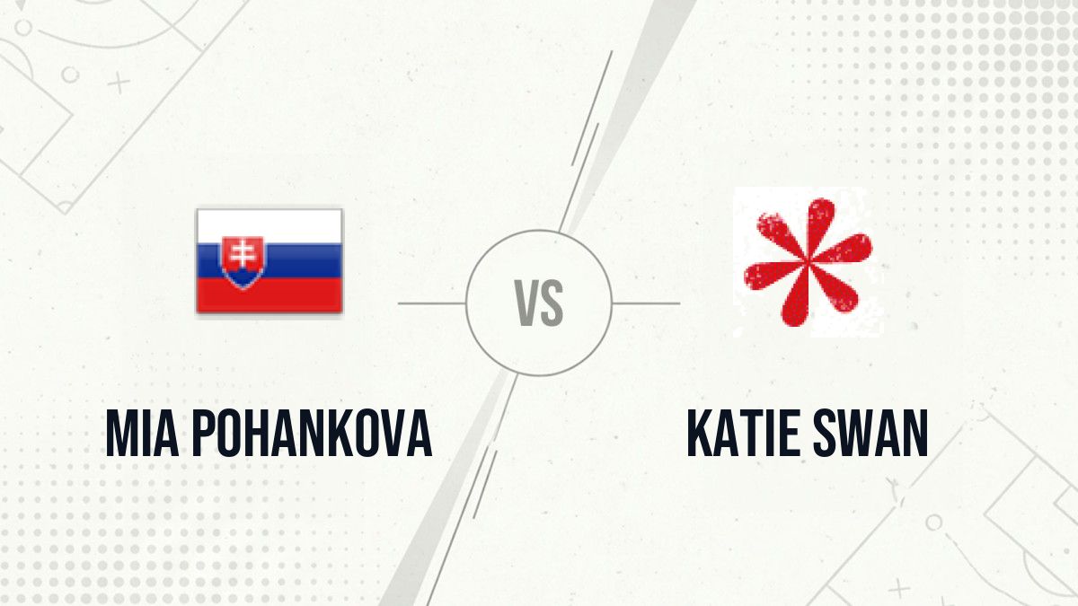 Pronostic Mia Pohankova Katie Swan