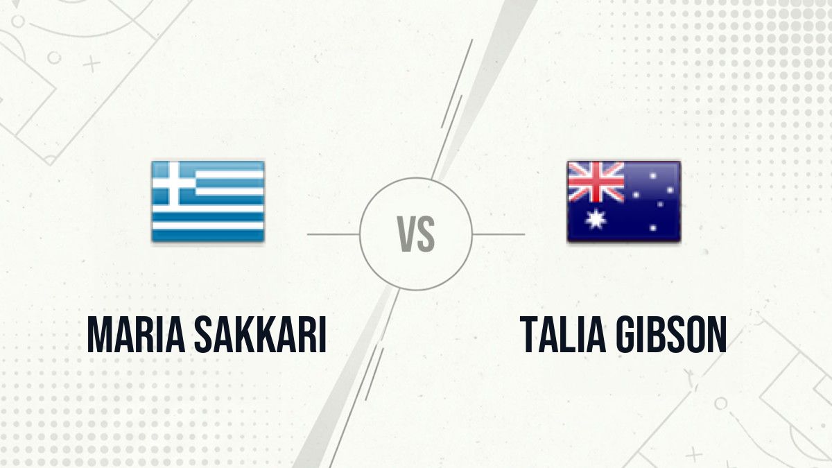 Pronostic Maria Sakkari Talia Gibson