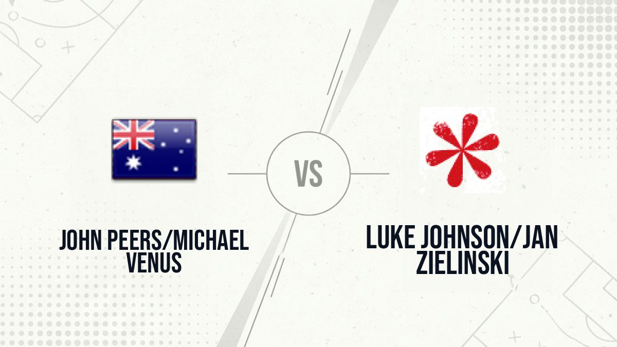 Pronostic John Peers/Michael Venus Luke Johnson/Jan Zielinski