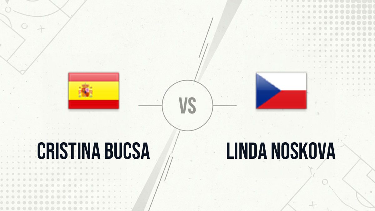 Pronostic Cristina Bucsa Linda Noskova