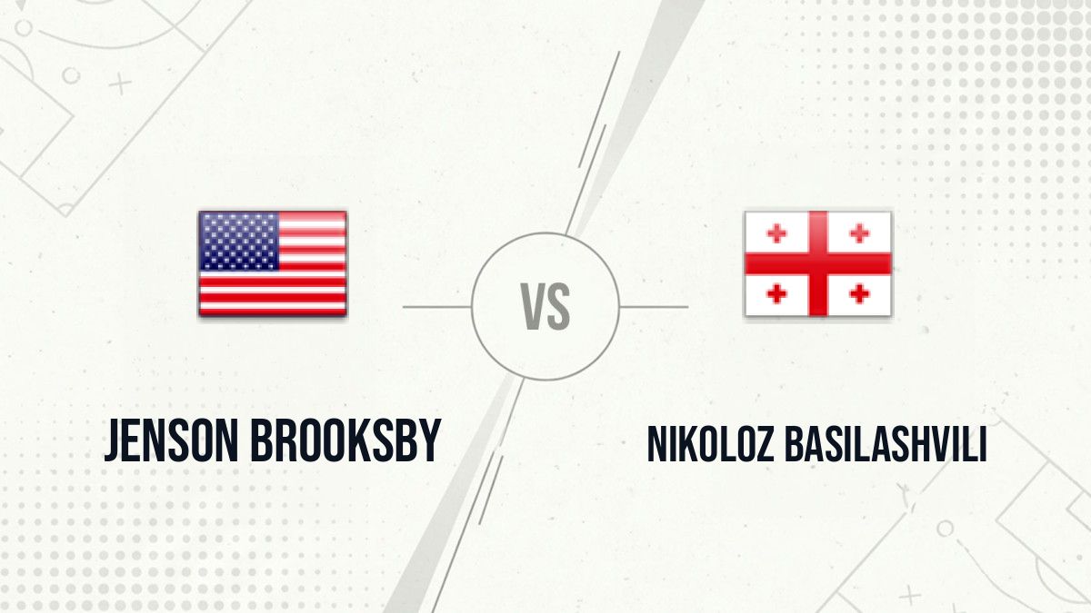 Pronostic Jenson Brooksby Nikoloz Basilashvili